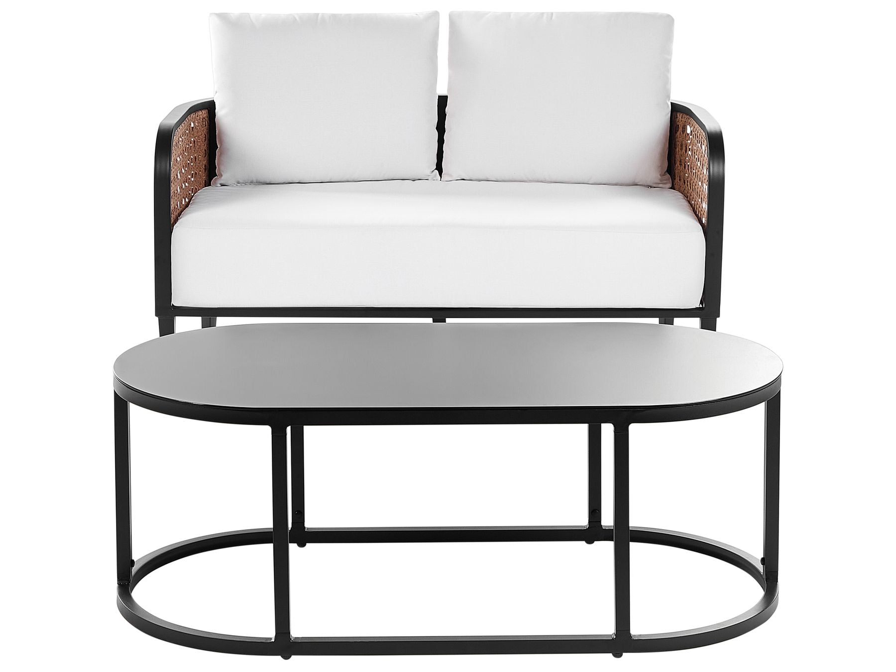 garden sofa 2 seater susua rattan natural