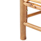Garden Lounge Set with Table 4 Seater CERRETO Bamboo Wood Off-White
