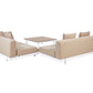 Garden Corner Sofa with Table 5 Seater MISSANELLO Beige