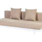 Garden Corner Sofa with Table 5 Seater MISSANELLO Beige