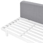 Garden Corner Sofa with Table 5 Seater MISSANELLO Grey