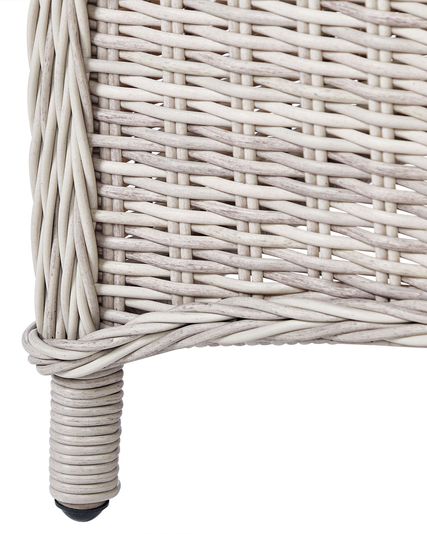 Set of 2 Garden Armchairs CASCAIS PE Rattan Beige