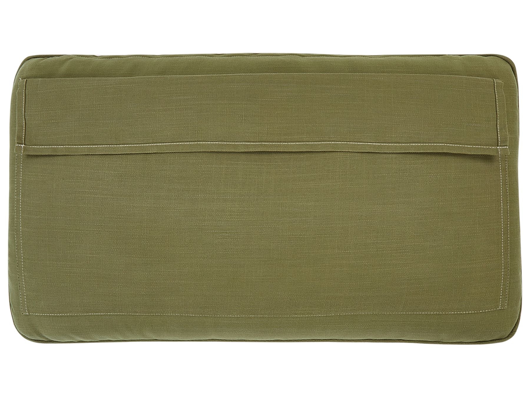 Garden Lounge Set with Table 4 Seater FRASCATI Modular Certified Acacia Wood Olive Green