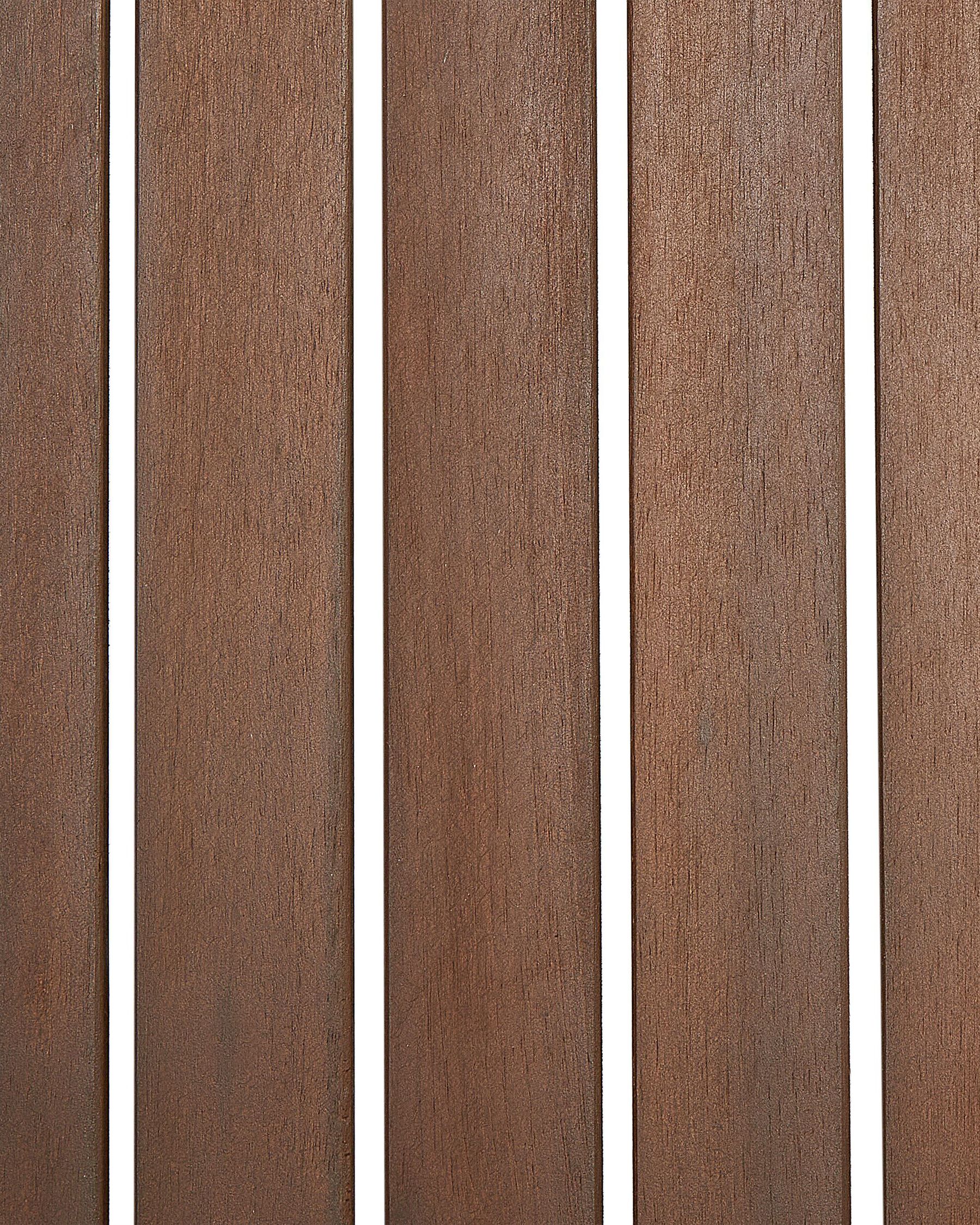 Garden Chair SASSARI Acacia Wood Dark Brown
