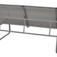 Garden Lounge Set with Table 4 Seater BARREA Metal Grey