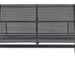 Garden Lounge Set with Table 4 Seater BARREA Metal Black