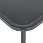 Garden Lounge Set with Table 4 Seater BARREA Metal Black