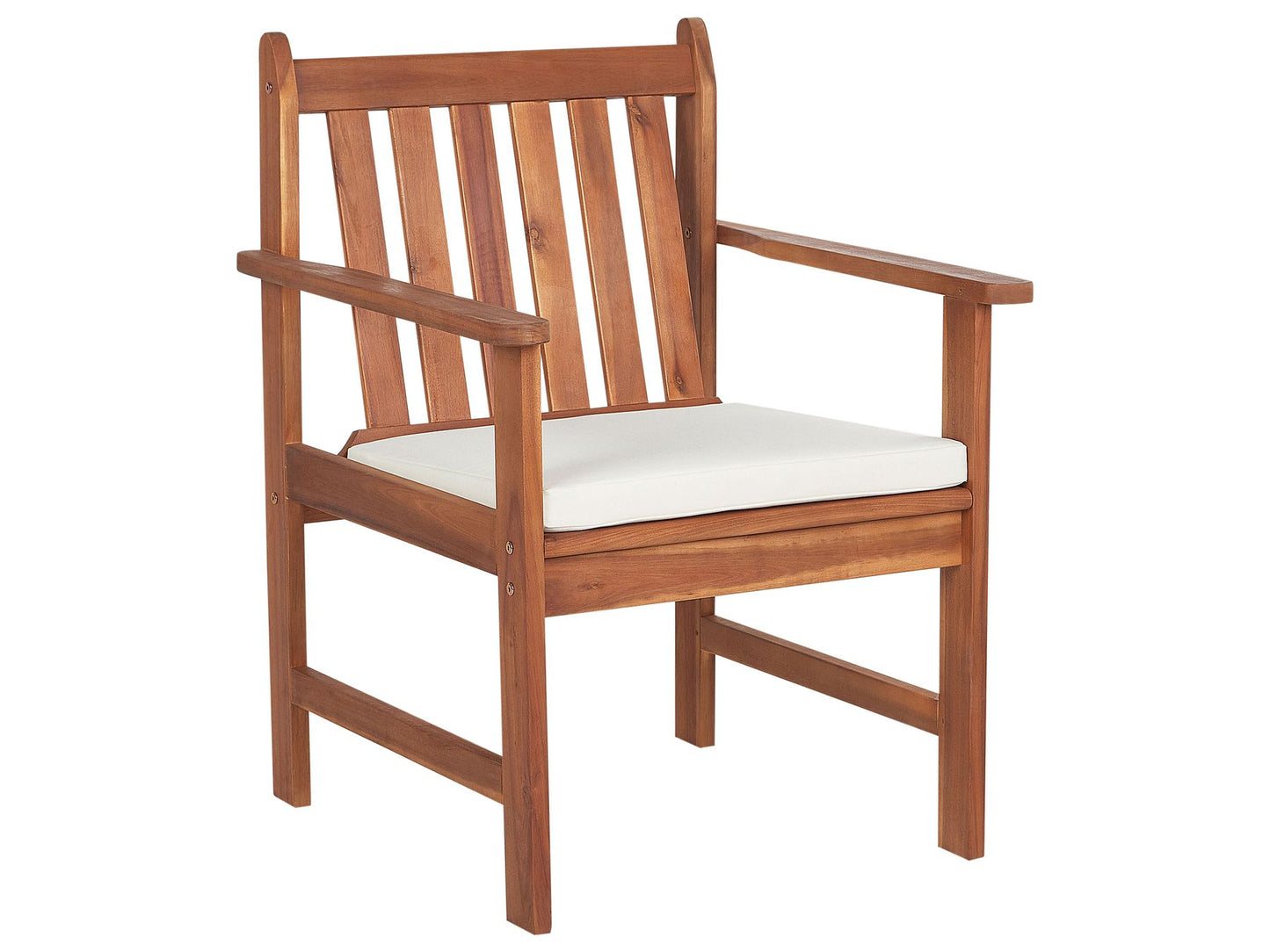 Garden Lounge Set with Table 4 Seater ALTIDONA Acacia Wood Off-White