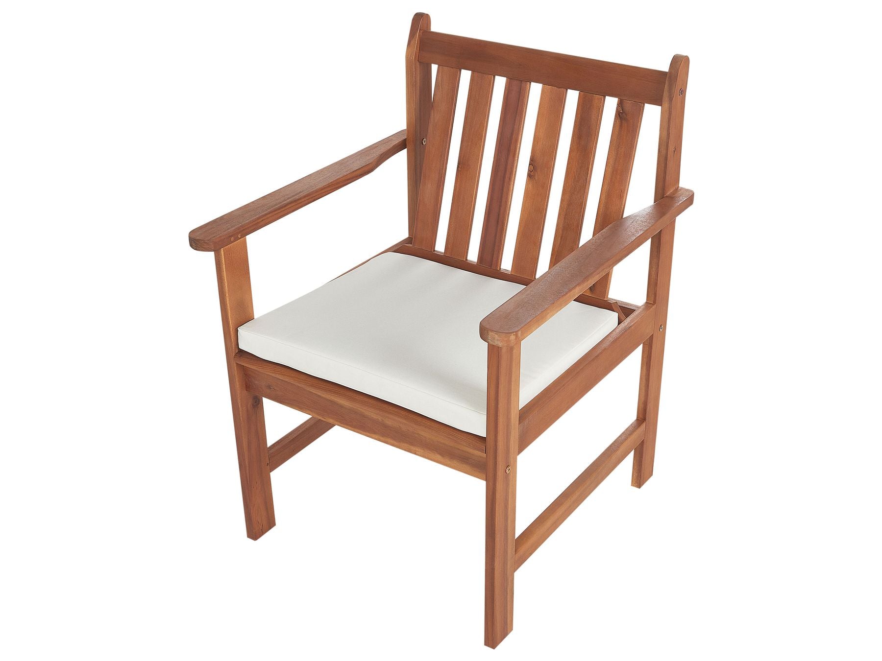 Garden Lounge Set with Table 4 Seater ALTIDONA Acacia Wood Off-White