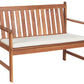 Garden Lounge Set with Table 4 Seater ALTIDONA Acacia Wood Off-White