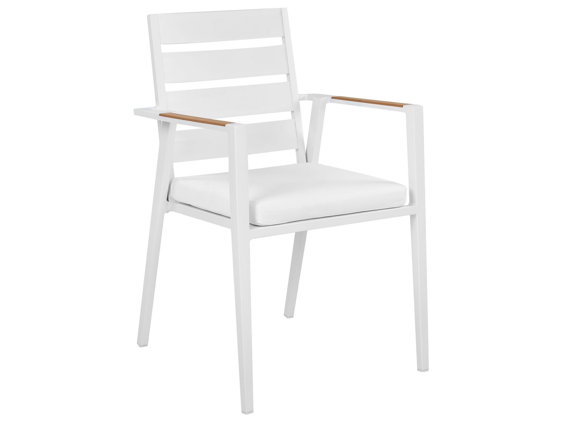 Garden Dining Set 6 Seater VALCANETTO/TAVIANO Metal White