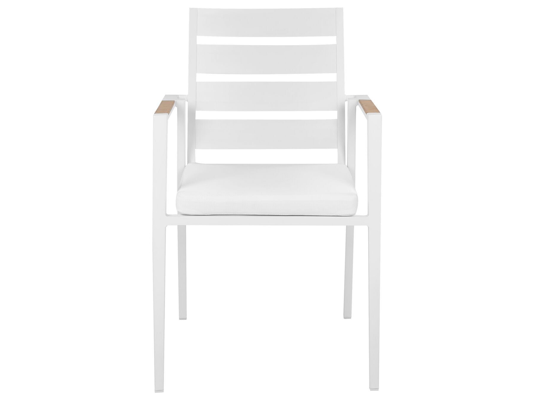 Garden Dining Set 6 Seater VALCANETTO/TAVIANO Metal White