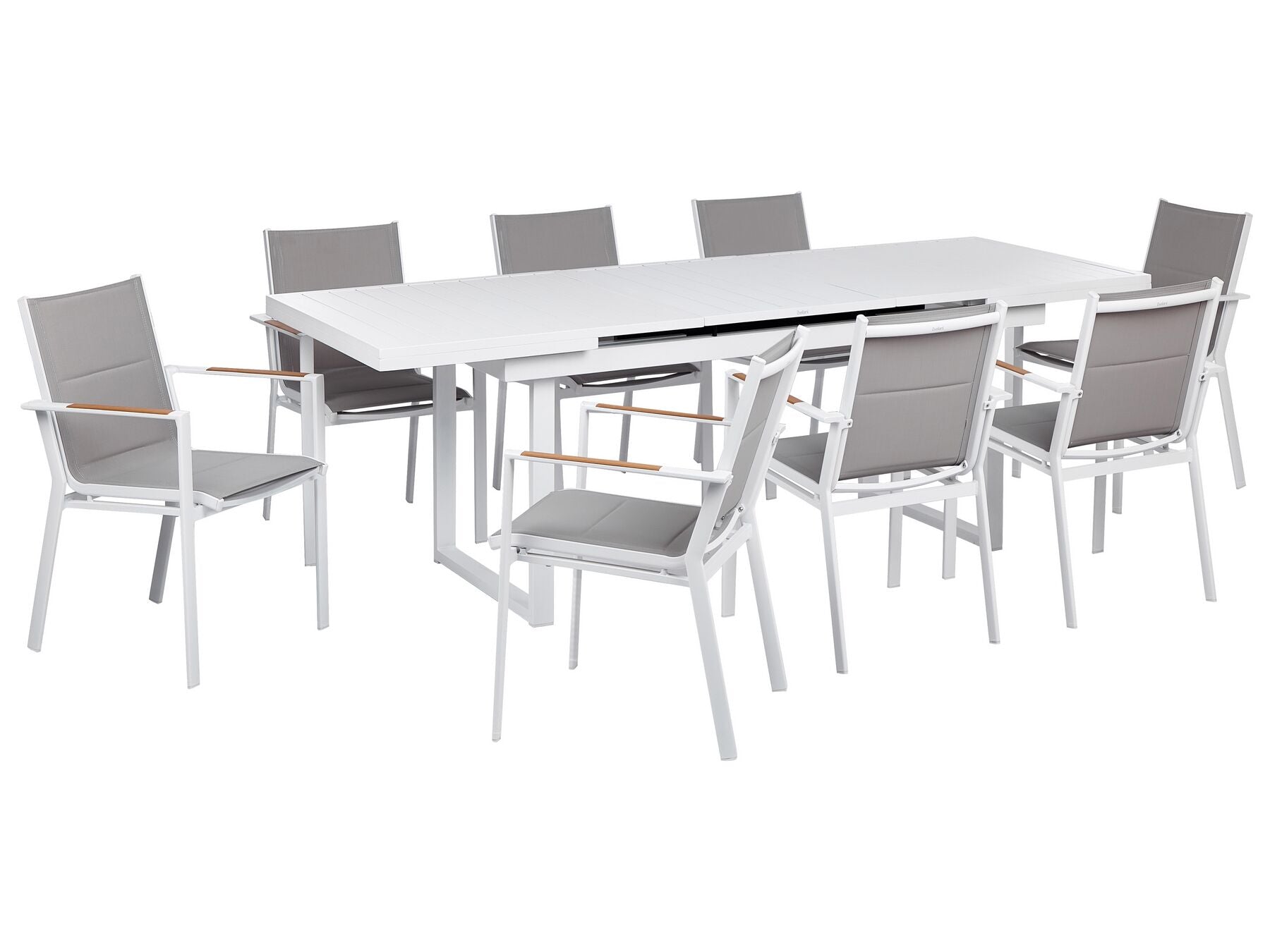Garden Dining Set 8 Seater VALCANETTO/BUSSETO Metal Grey