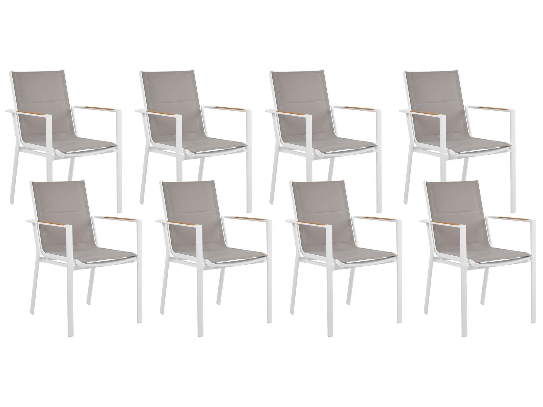 Garden Dining Set 8 Seater VALCANETTO/BUSSETO Metal Grey