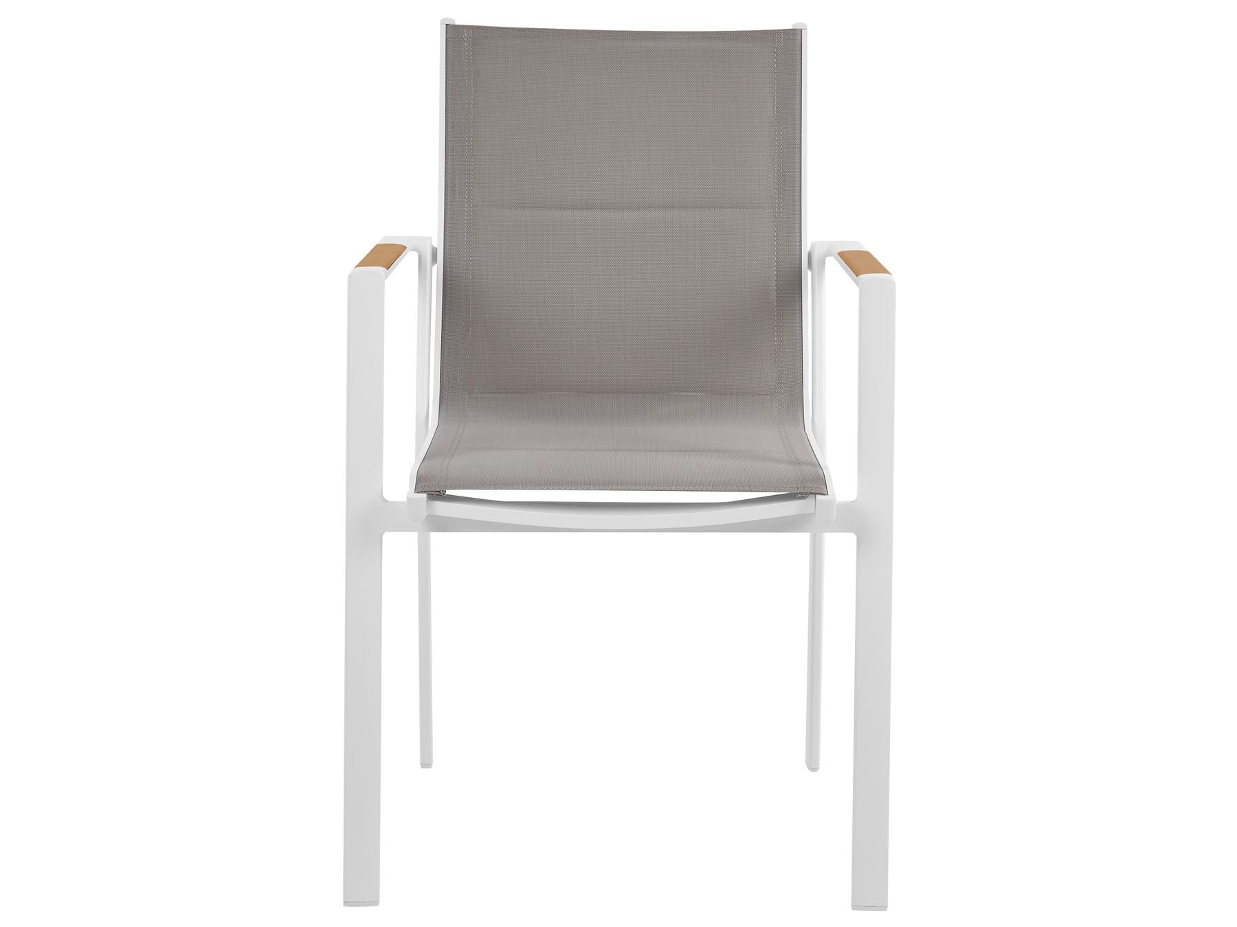 Garden Dining Set 4 Seater MALETTO/BUSSETO Metal Marble Effect Grey
