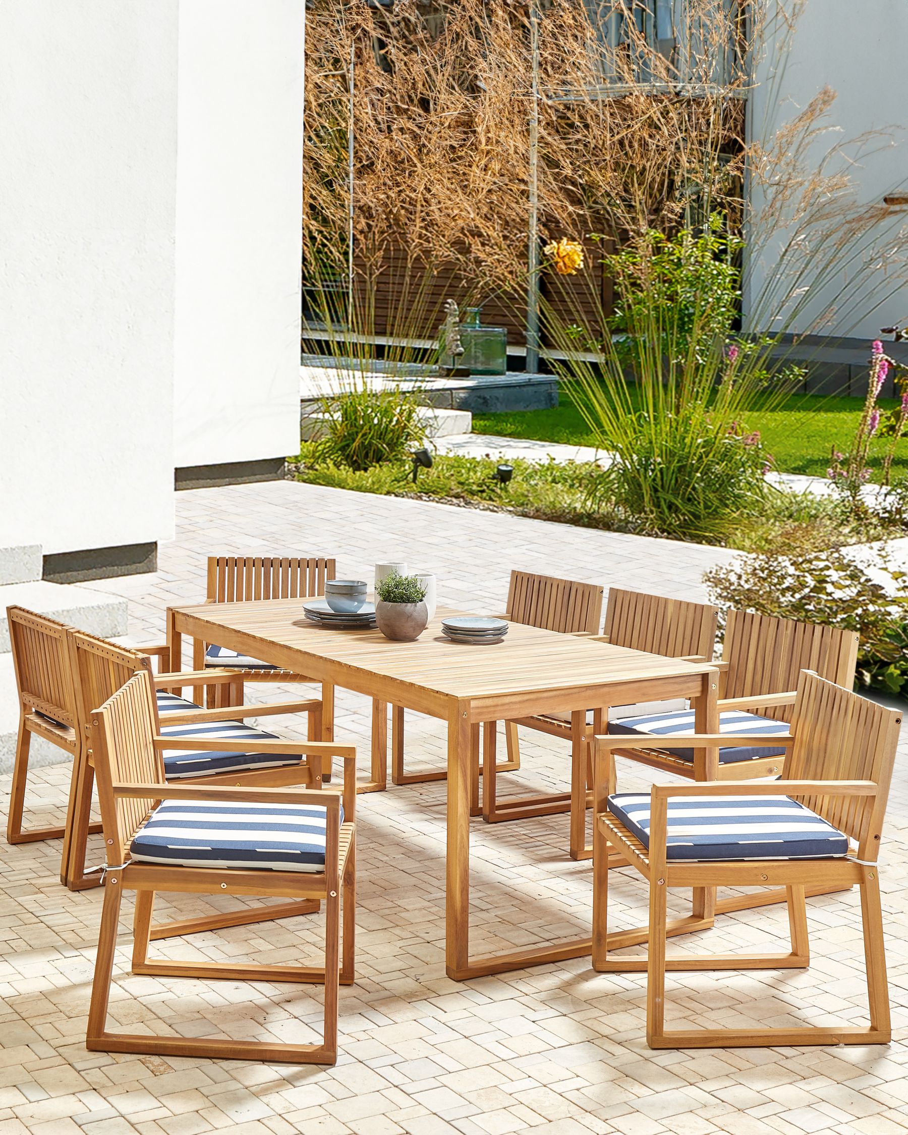 Garden Chair SASSARI II Navy Blue