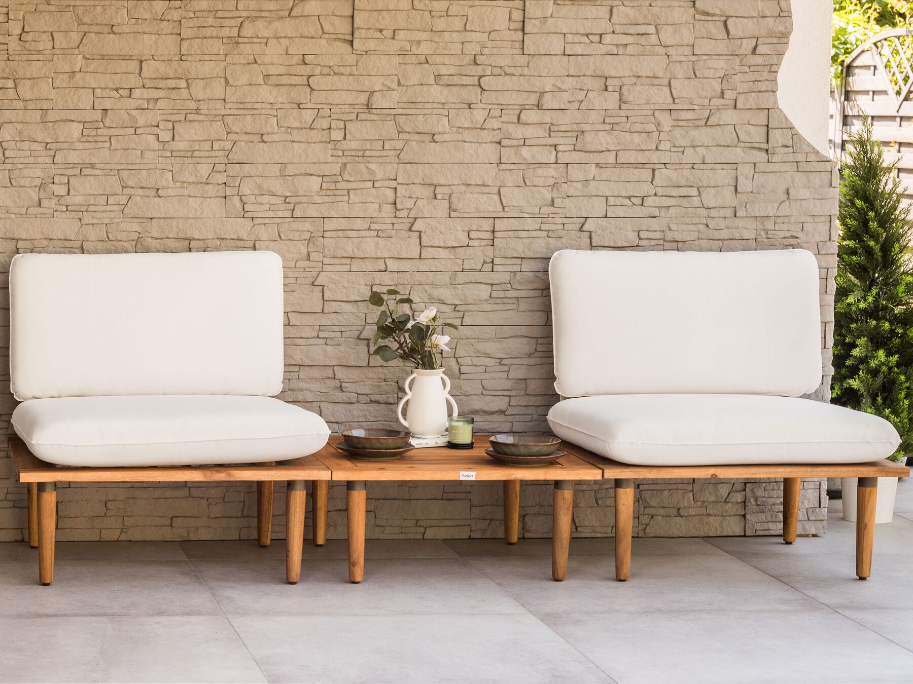 garden sofa 2 seater susua rattan natural