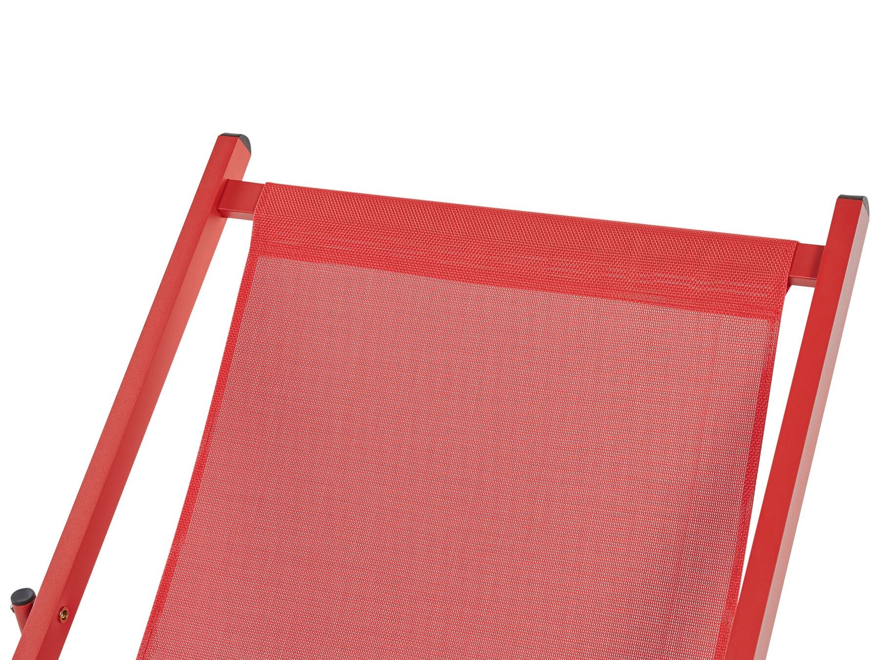 Folding Deck Chair Red LOCRI II