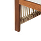 Garden Lounge Set with Table 4 Seater ANTRIA Acacia Wood Beige