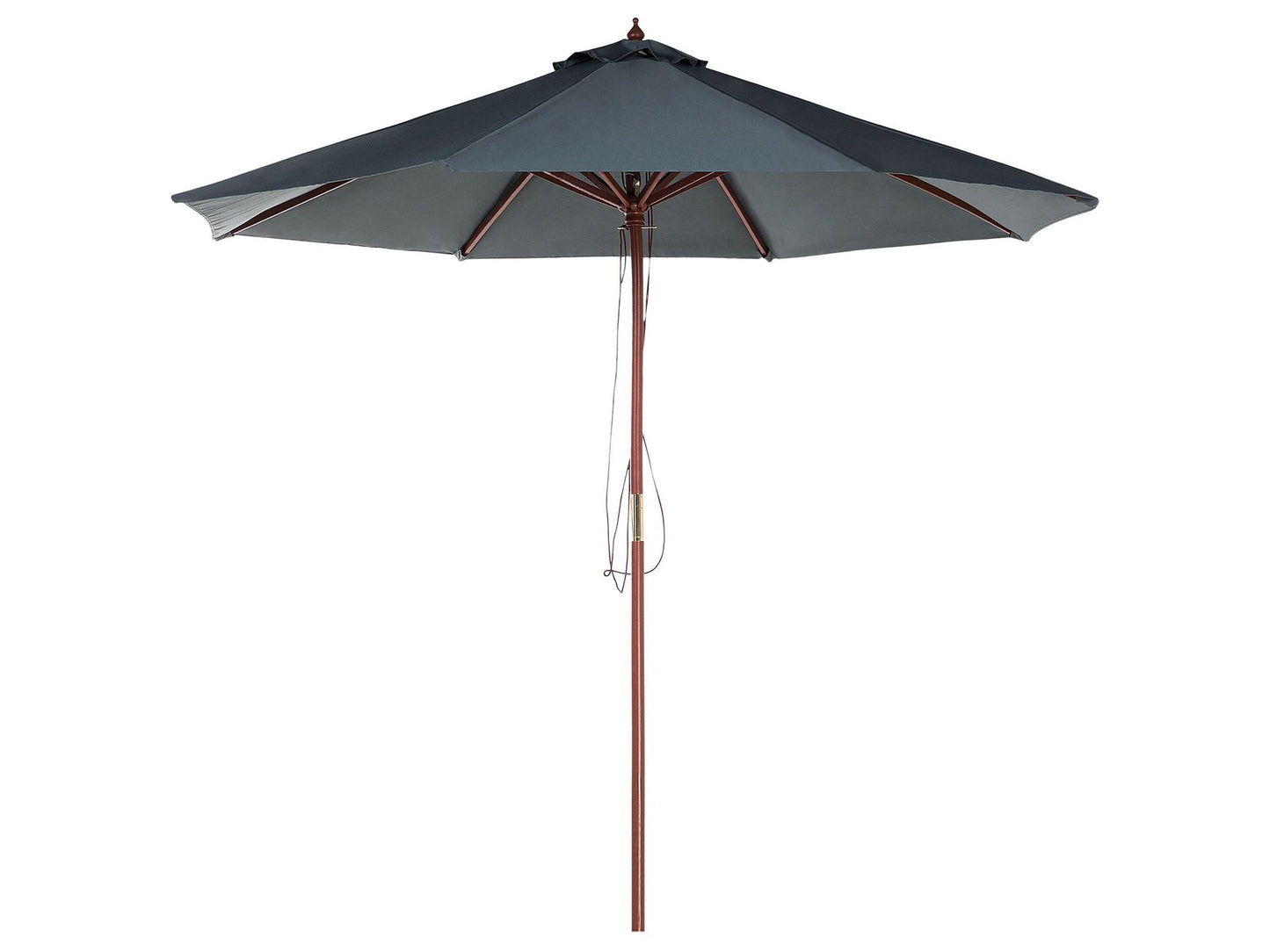 Garden Dining Set 8 Seater MAUI II with Parasol Acacia Wood Off-White