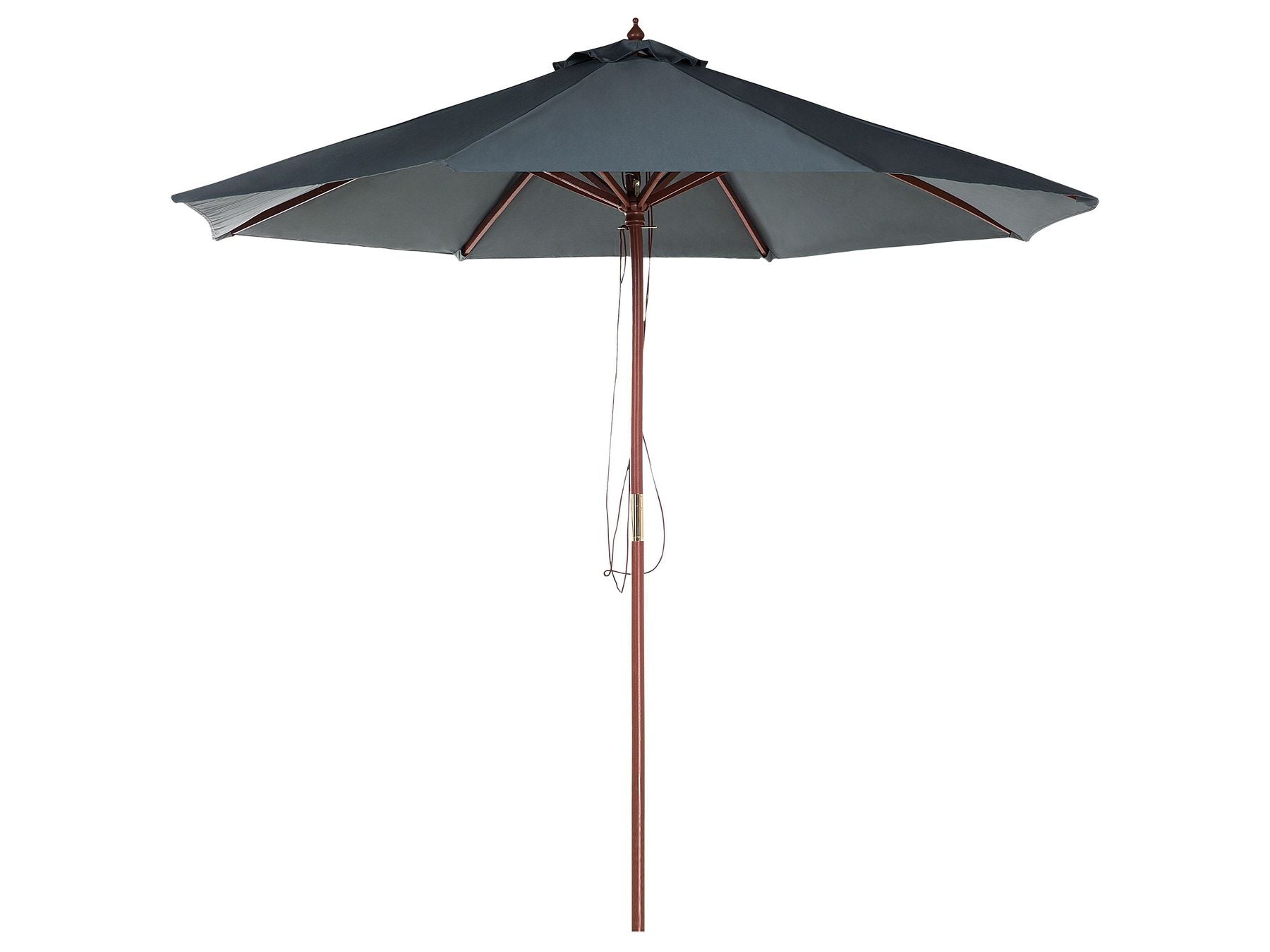 Garden Dining Set 8 Seater MAUI II with Parasol Acacia Wood Off-White