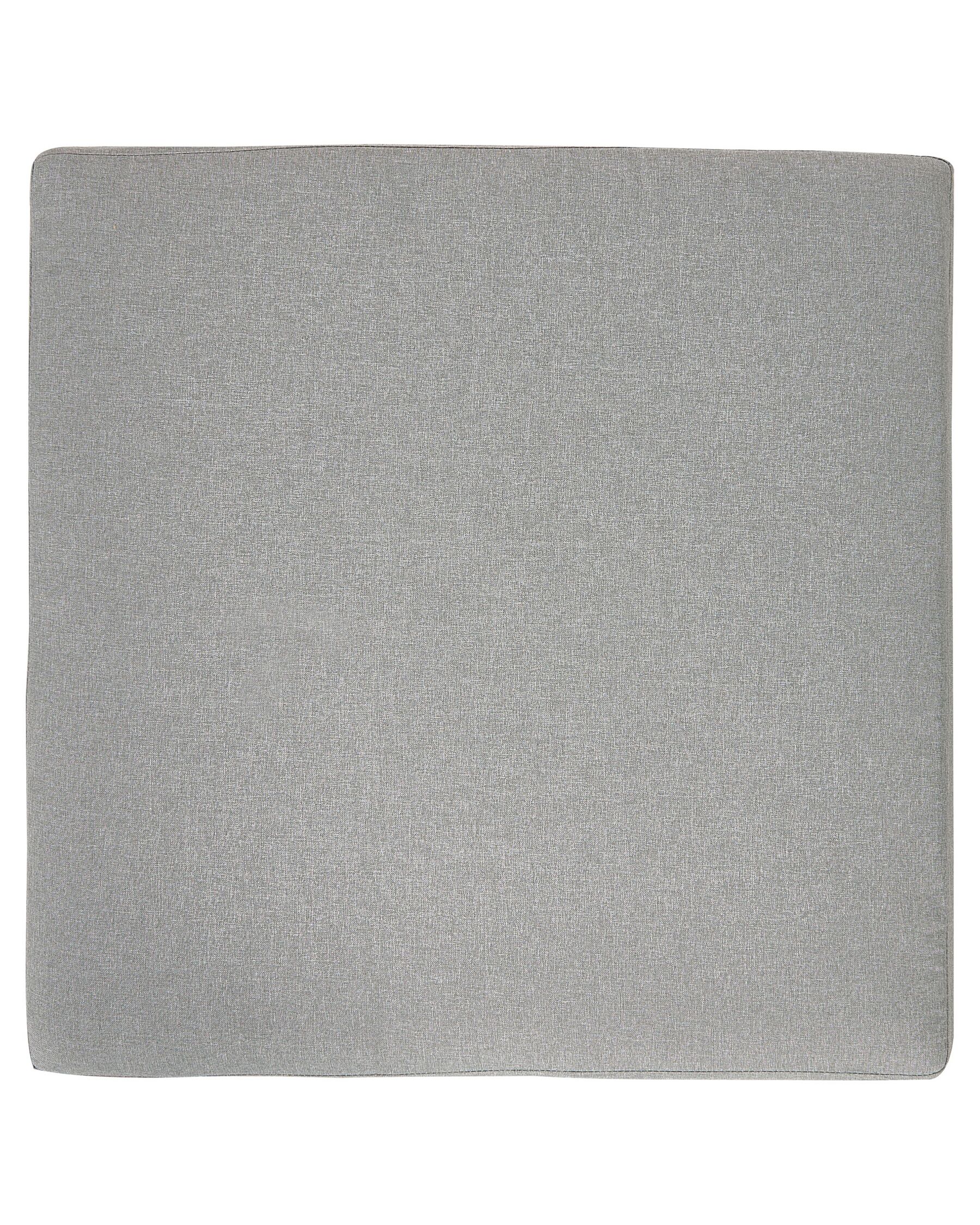 Garden Ottoman SENISE Metal Grey