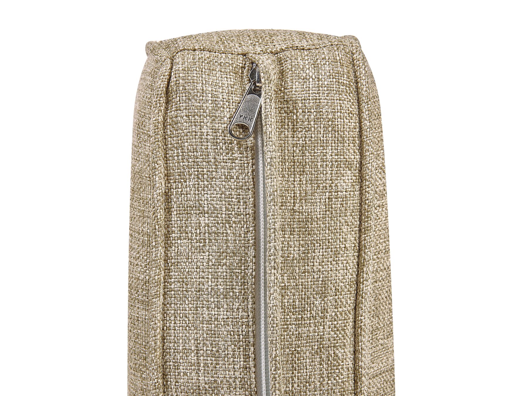 Rattan Sun Lounger with Cushion Taupe BELSITO