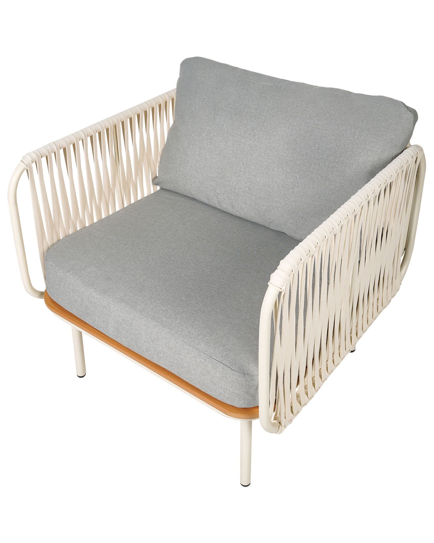Garden Armchair SENISE Metal Grey