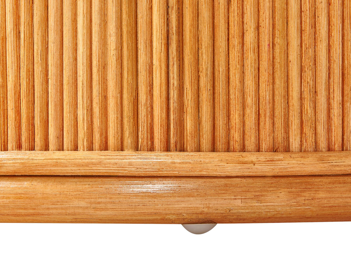 Rattan Coffee Table 150 x 70 cm Light Wood AIROLE