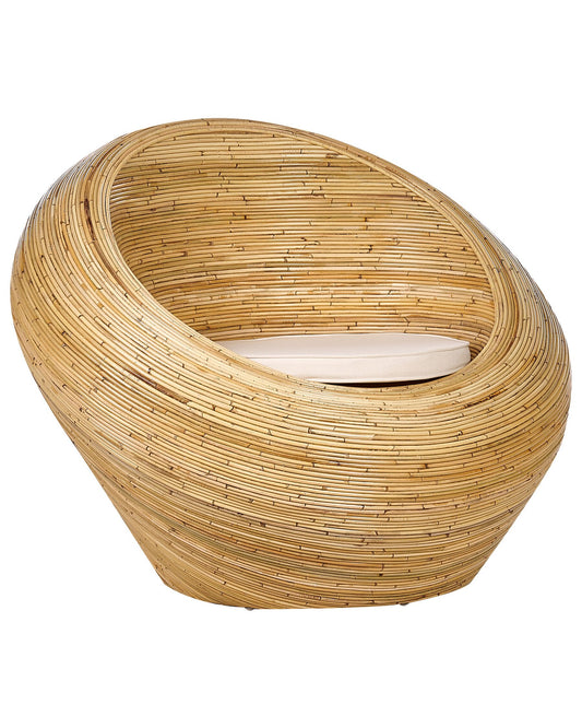 Garden Armchair MAIORI Rattan Natural