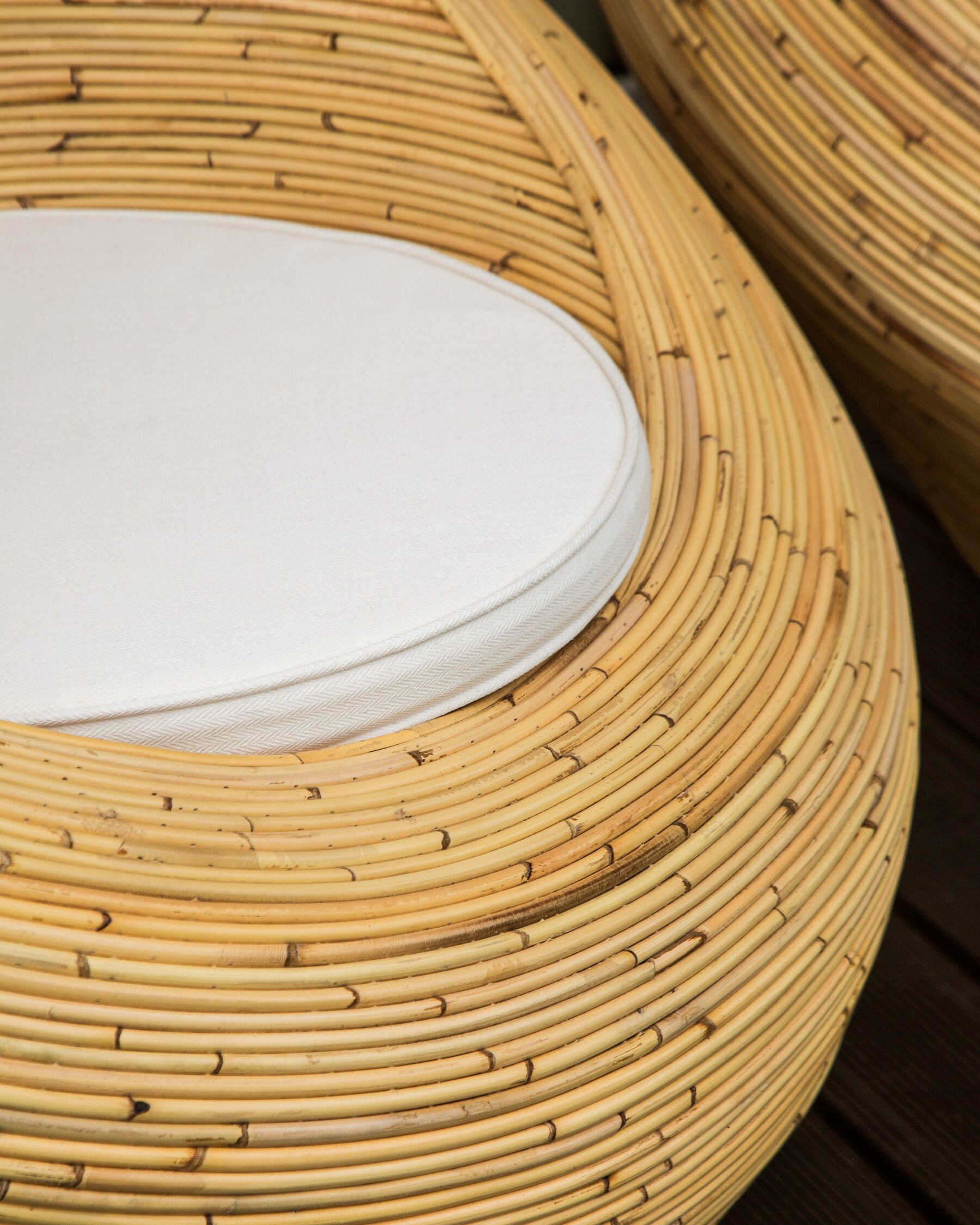 Garden Armchair MAIORI Rattan Natural