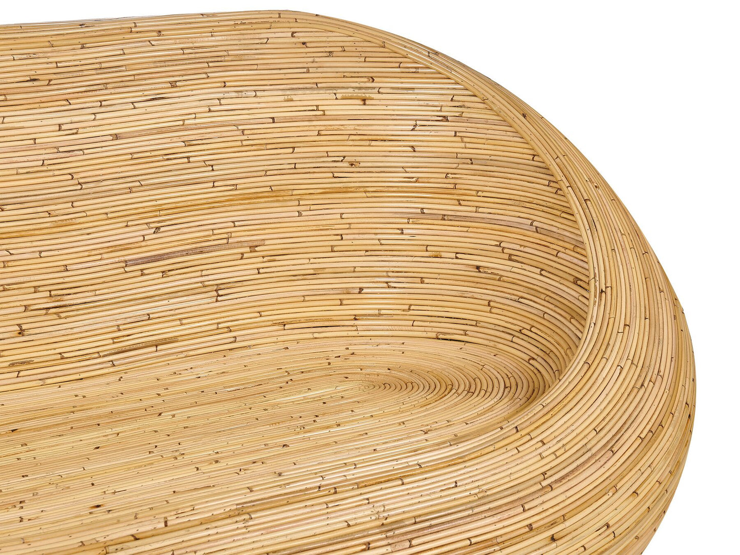 Garden Sofa 2 Seater MAIORI Rattan Natural