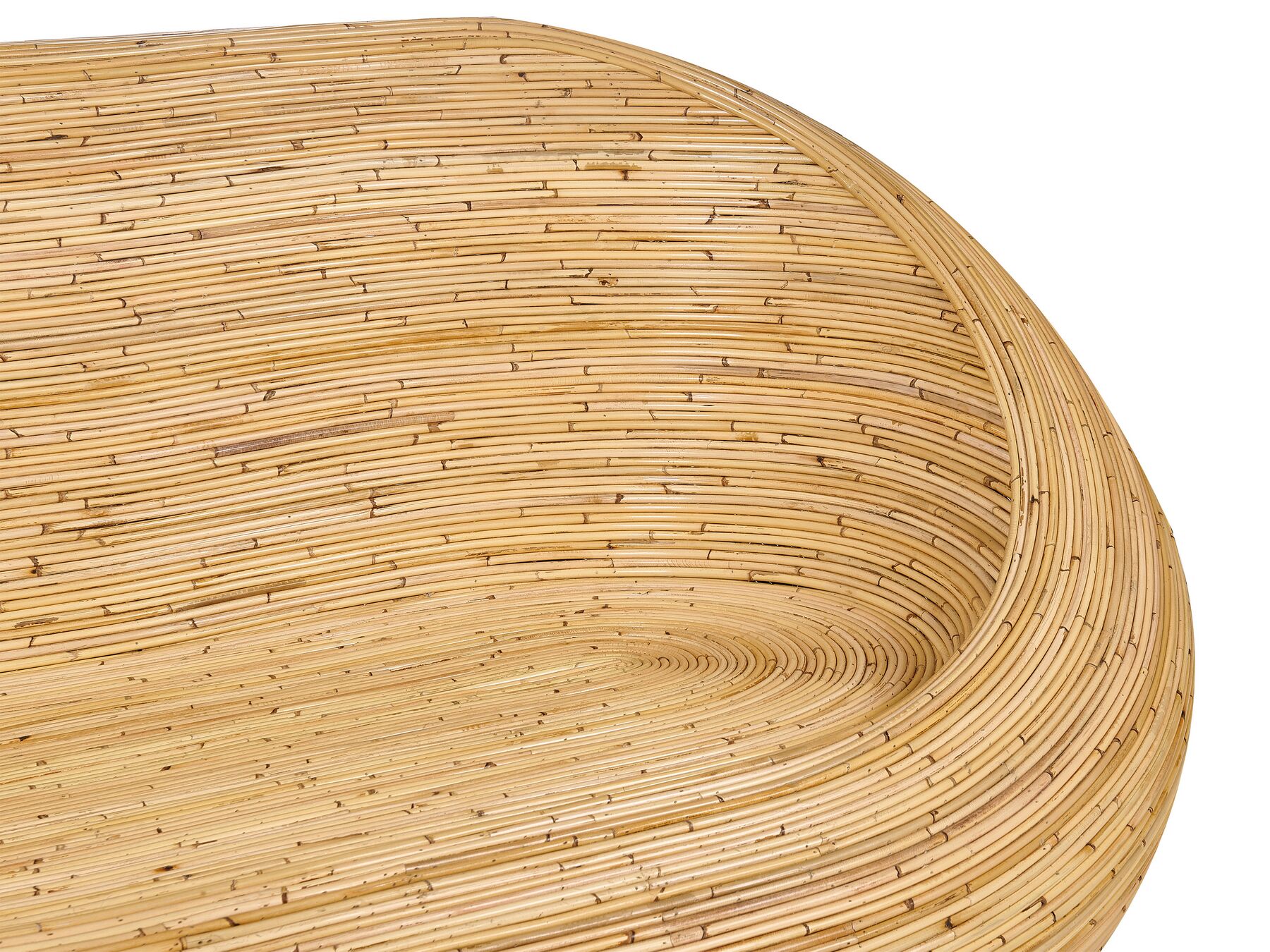 Garden Sofa 2 Seater MAIORI Rattan Natural