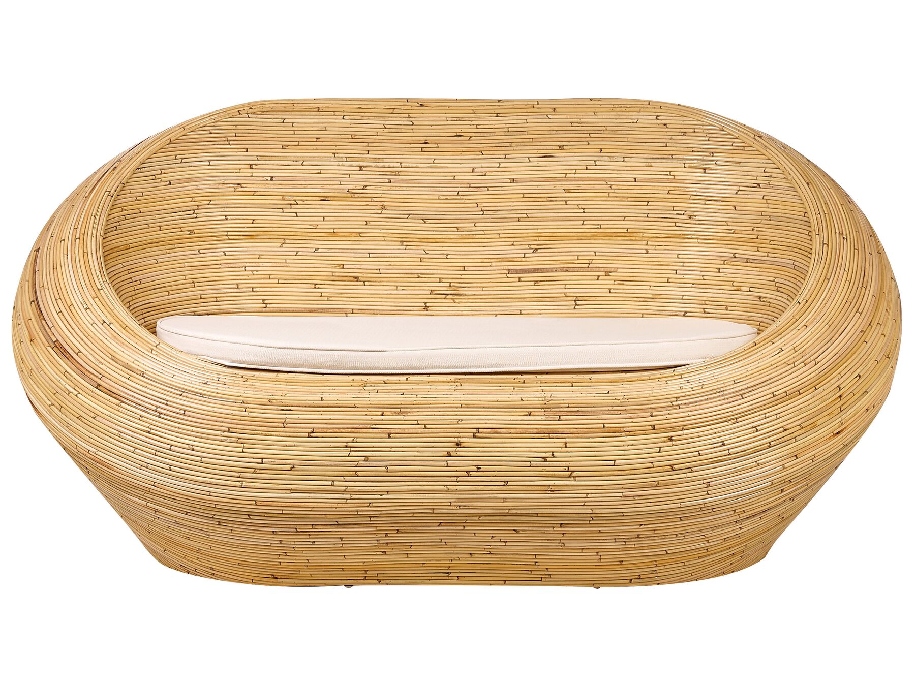 Garden Sofa Set 4 Seater MAIORI Rattan Natural