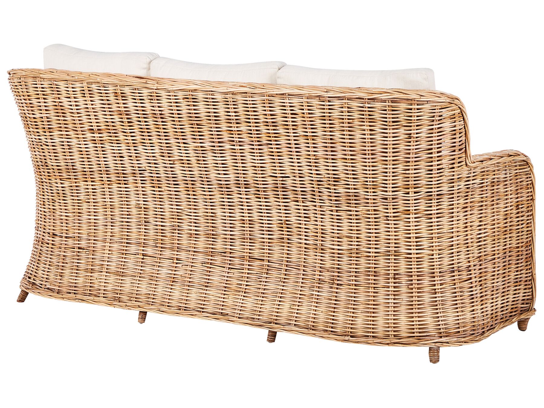 Garden Sofa Set 5 Seater ALESSANO Rattan Natural