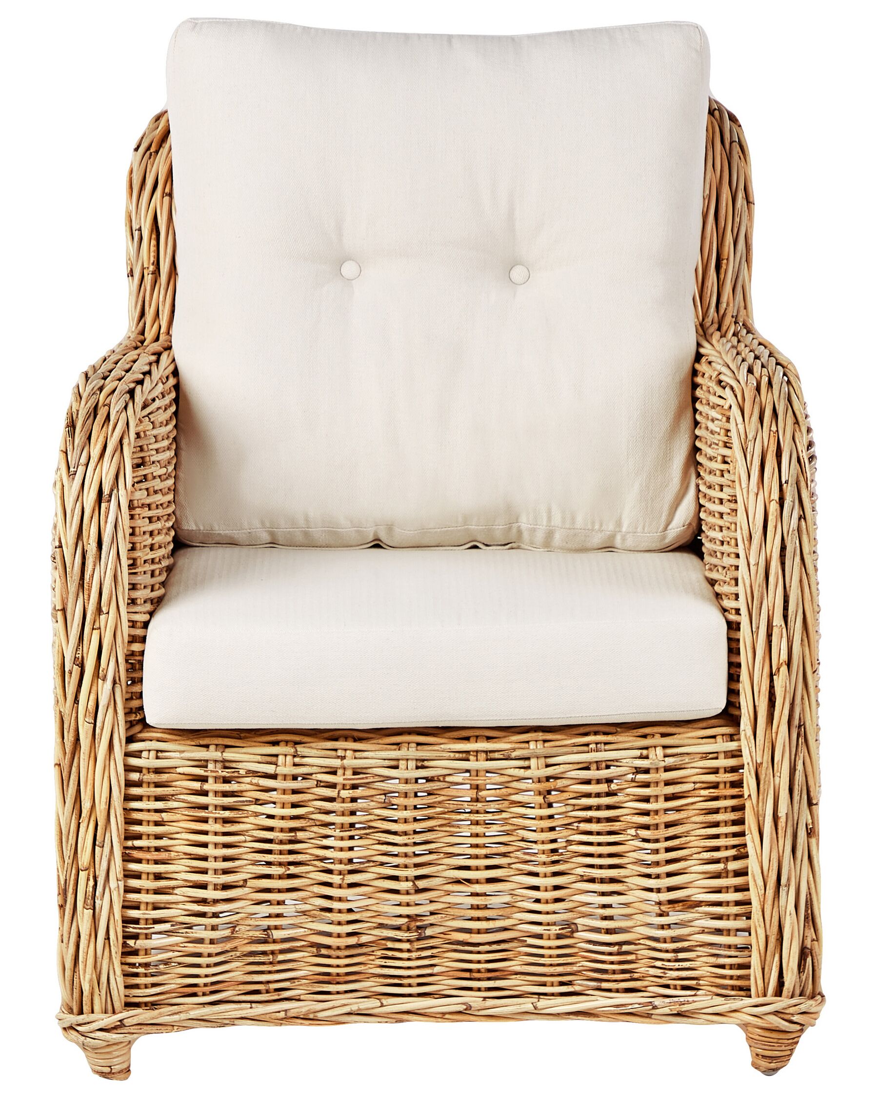 Garden Sofa Set 5 Seater ALESSANO Rattan Natural
