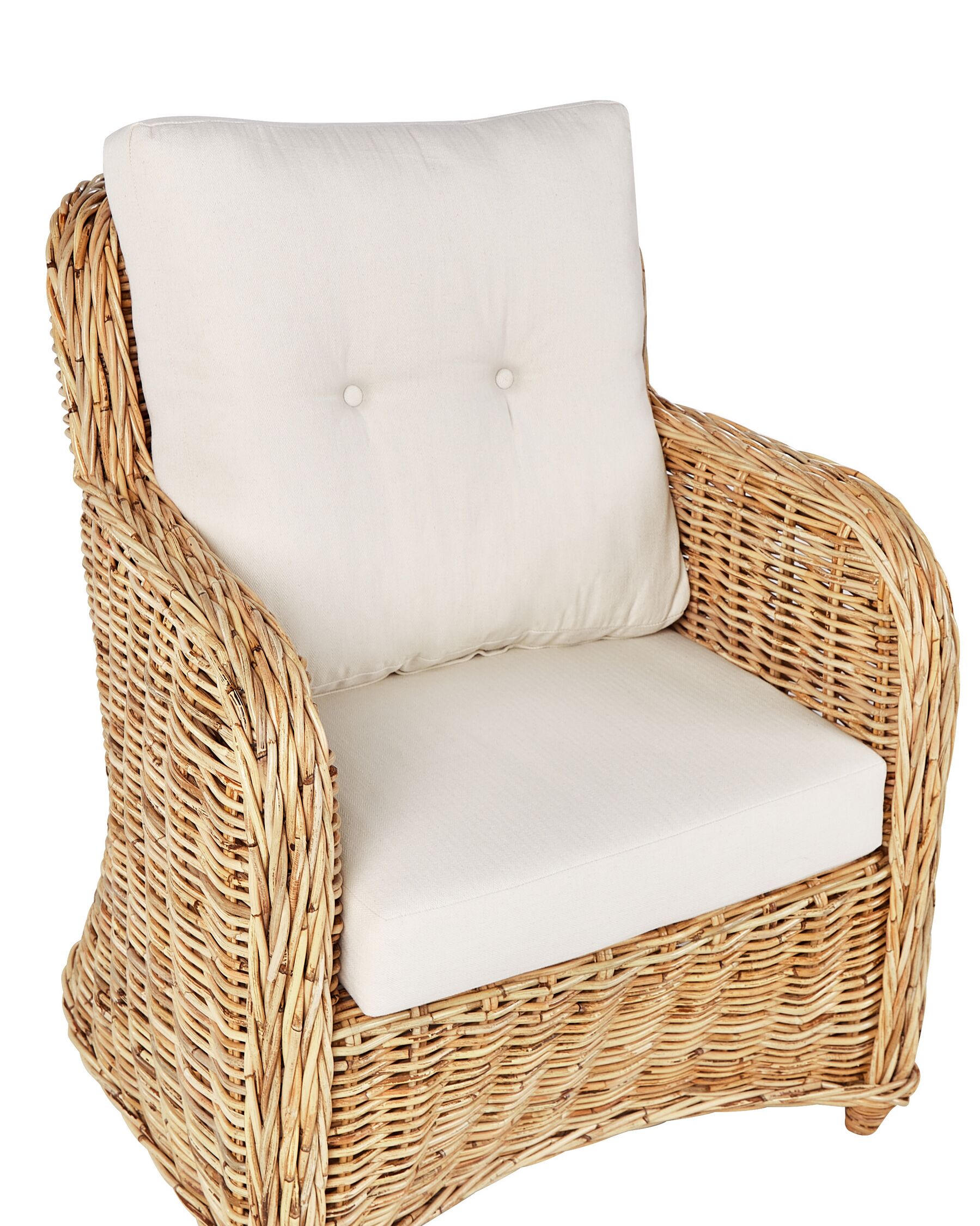 Garden Sofa Set 5 Seater ALESSANO Rattan Natural