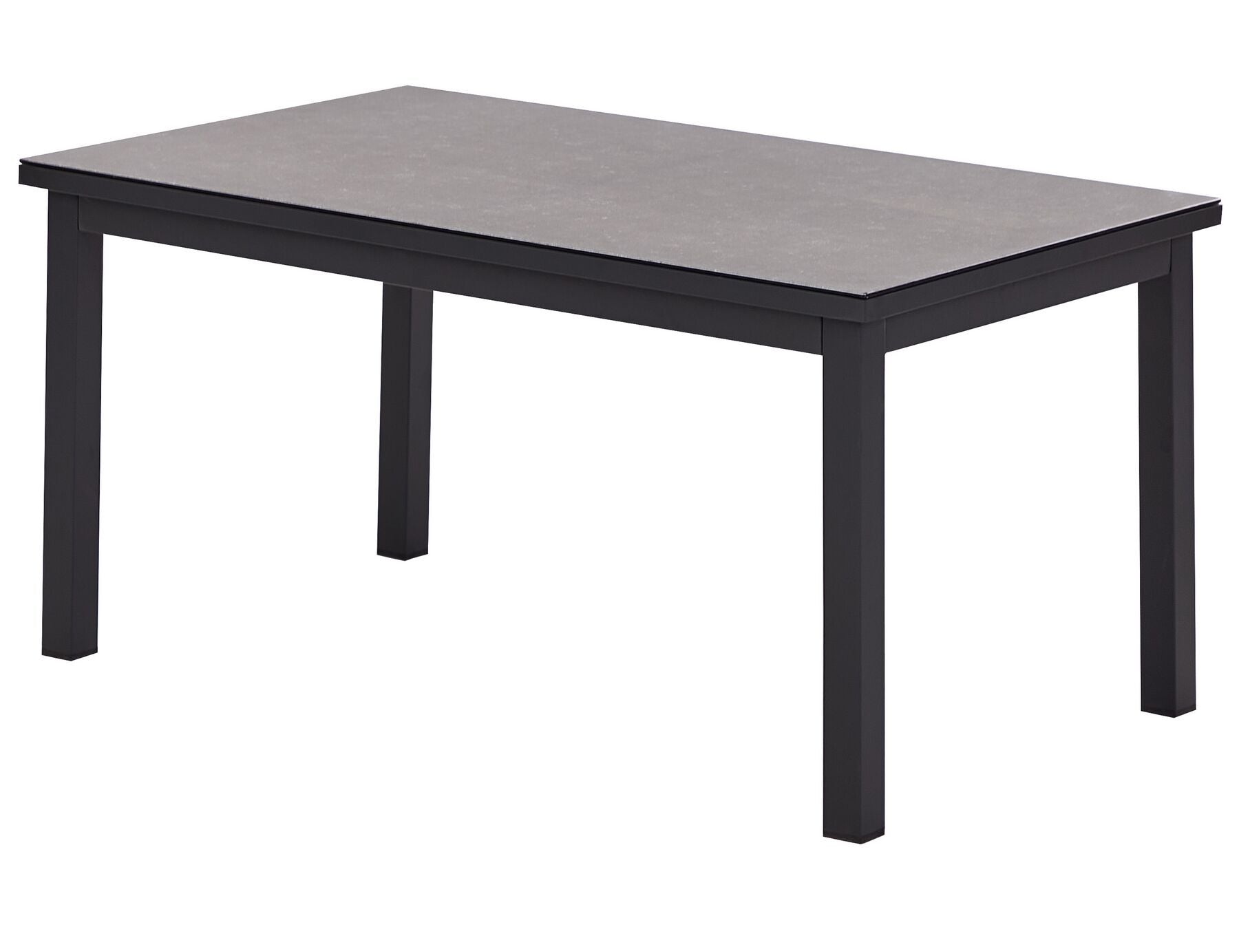 Garden Corner Sofa with Table 5 Seater MESSINA Left Hand Metal Green