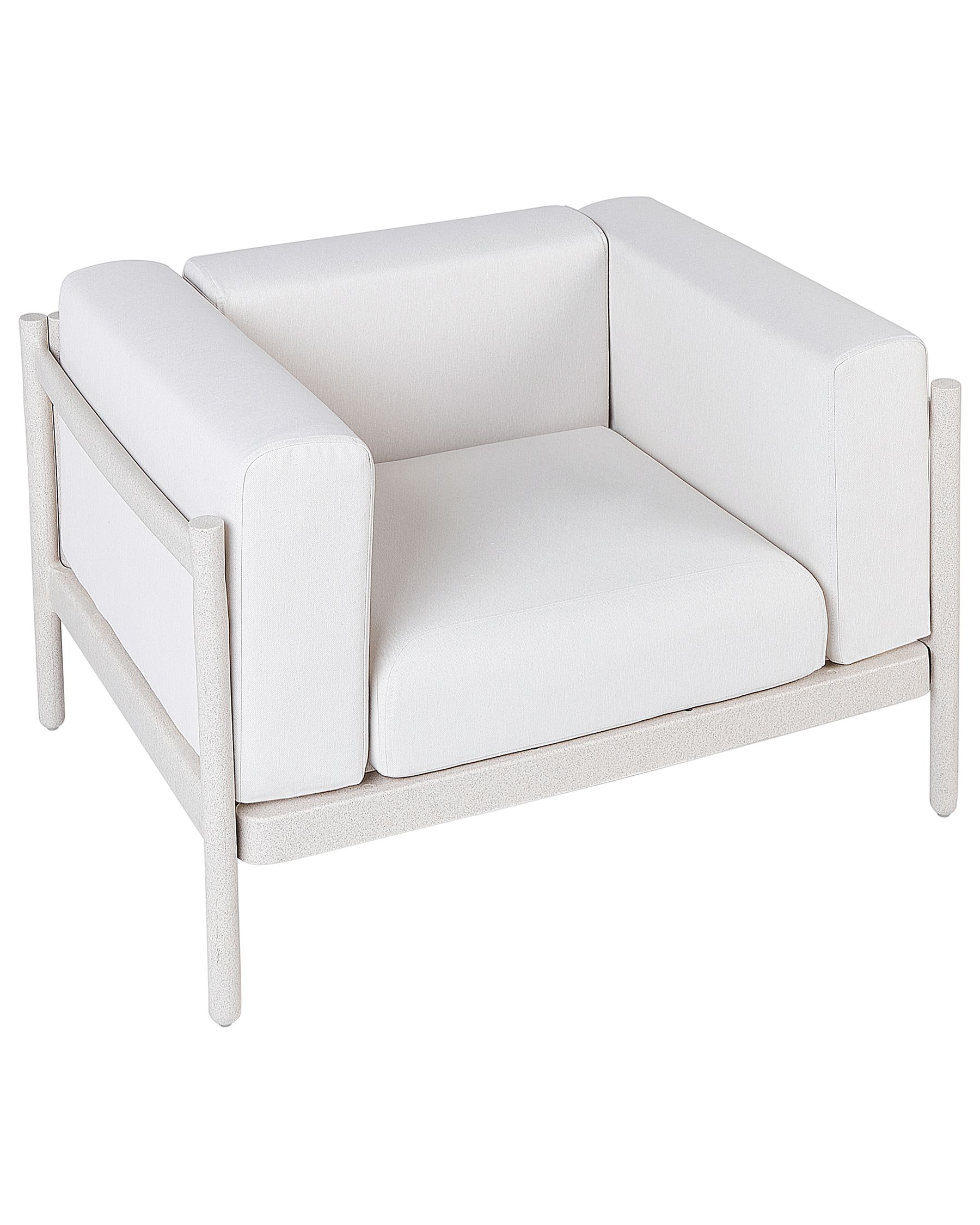 Set of 2 Garden Armchairs FERRETTI Light Beige