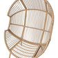 Garden Chair MURANO with Footstool PE Rattan Natural