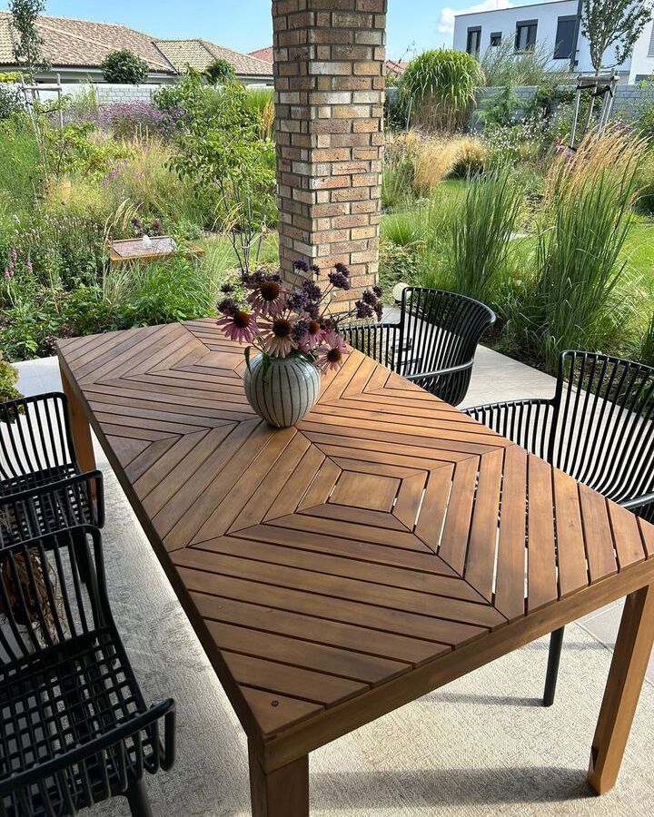 Set of 4 Garden Chairs PESARO Black