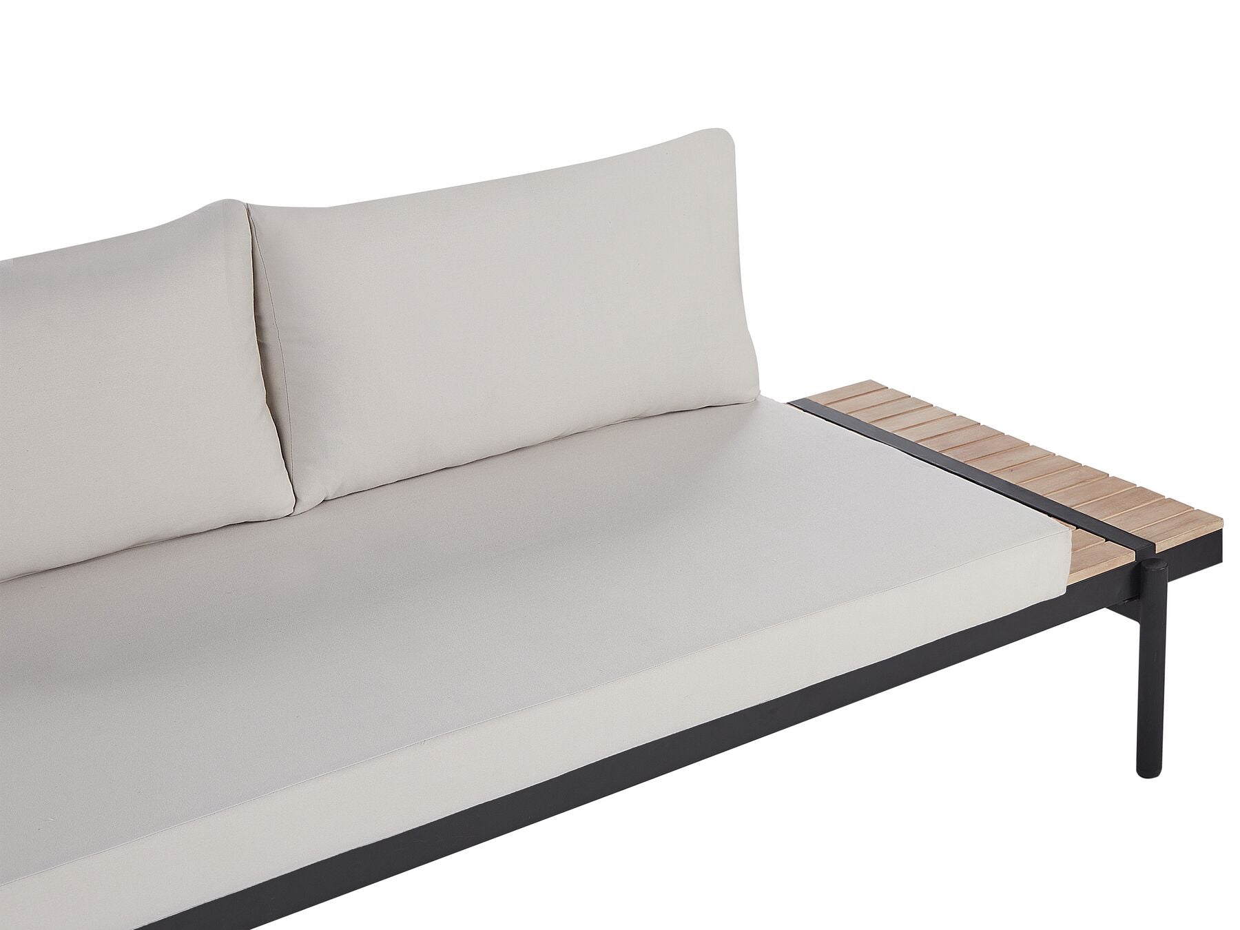 garden corner sofa with table 5 seater bellariva eucalyptus wood off-white