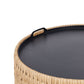 Garden Corner Sofa with Table 4 Seater OLIVERI Right Hand PE Rattan Beige