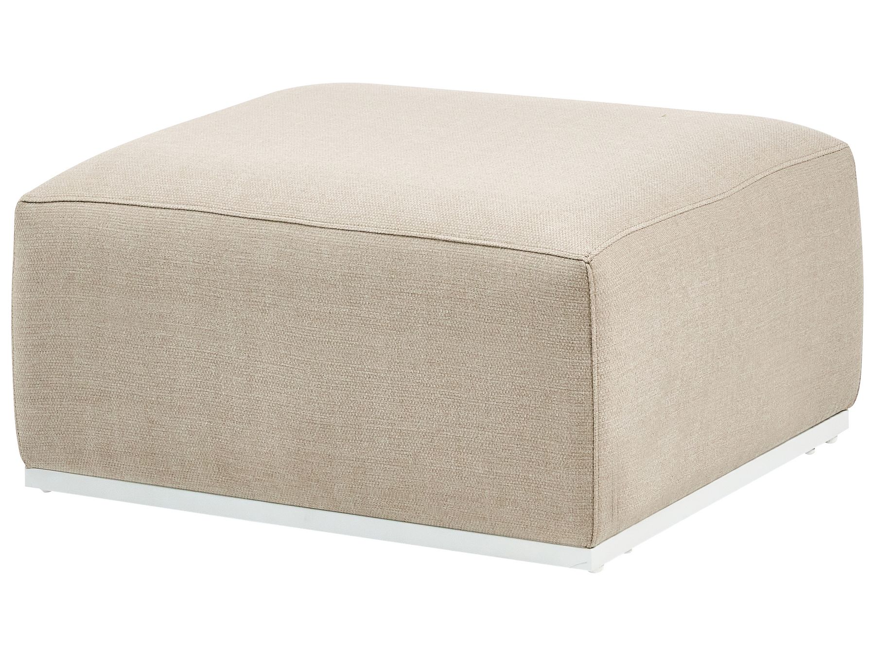 Garden Sofa with Ottoman 7 Seater BATTIFOLLO Modular Beige