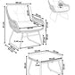 Garden Chair MESTRE with Footstool PE Rattan Natural