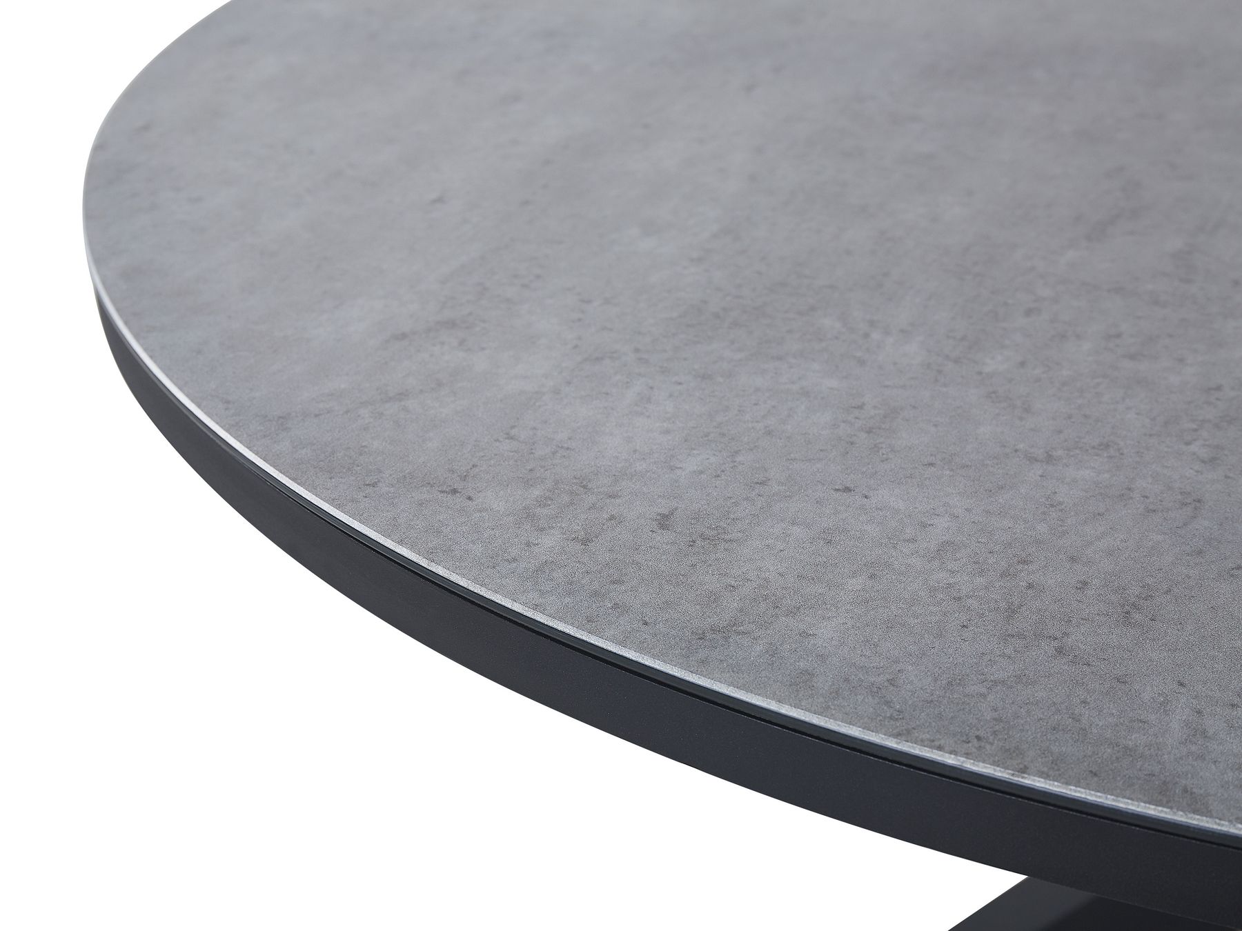 Garden Dining Set 4 Seater MALETTO/GROSSETO Metal Marble Effect Grey
