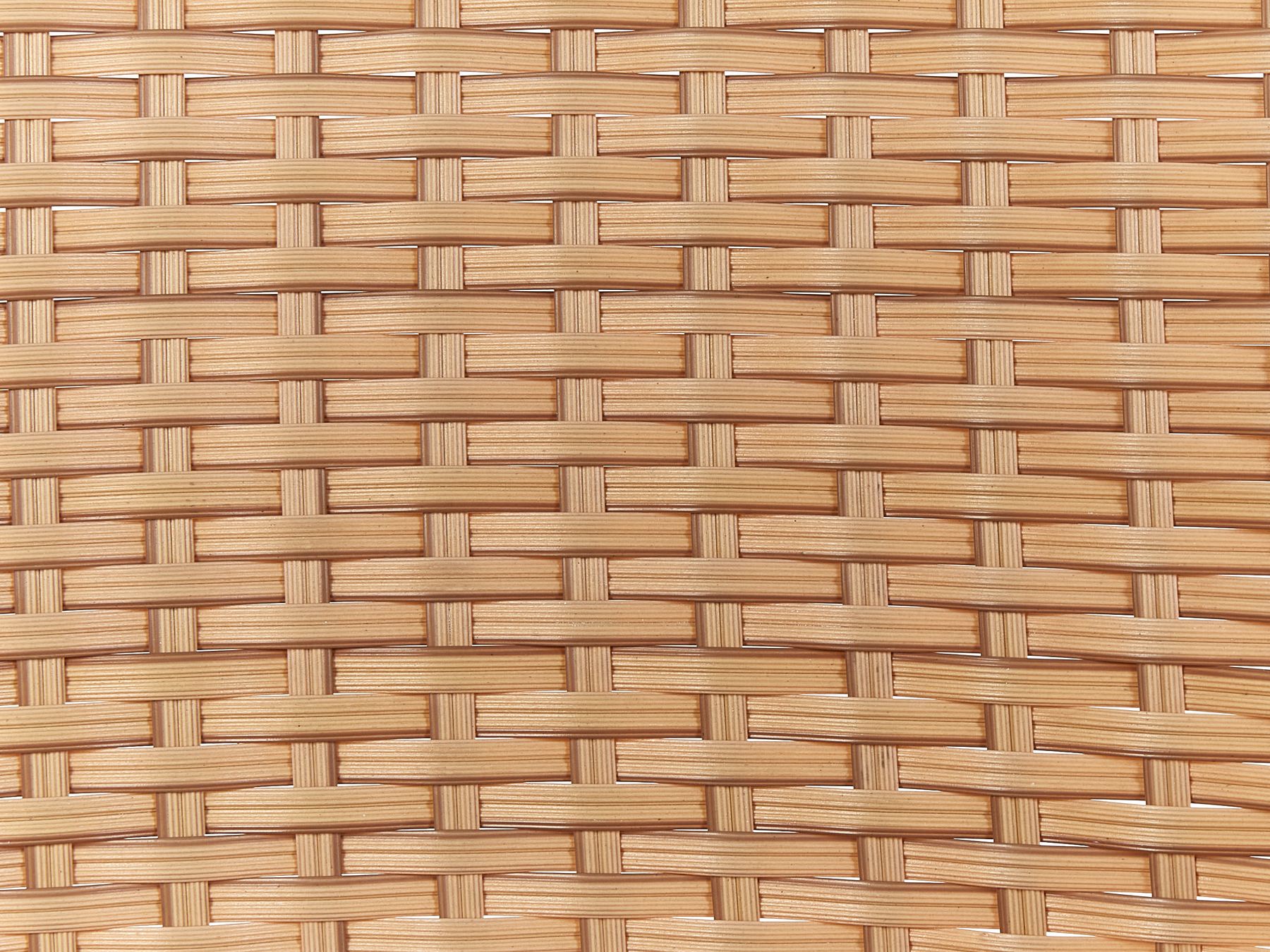Garden Lounge Set with Table 4 Seater OFANTO PE Rattan Natural