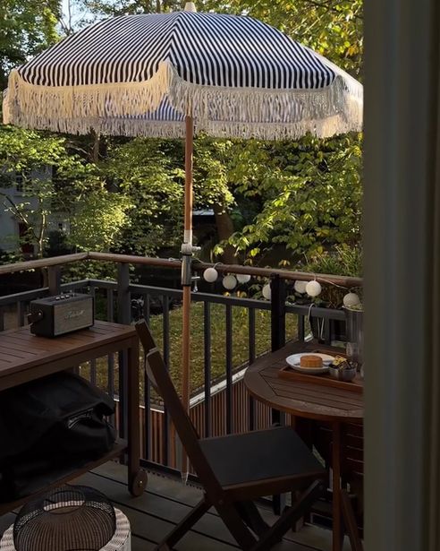 Set of 2 Garden Chairs CESANA Acacia Wood Dark Brown