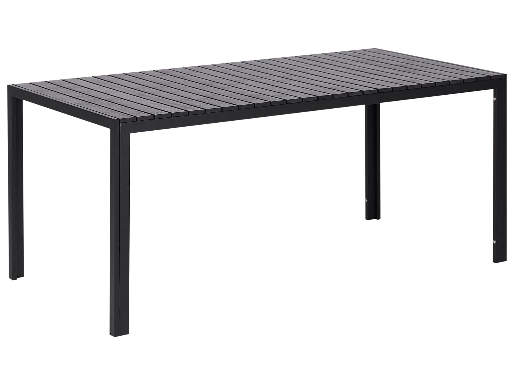 Garden Dining Set with Benches 6 Seater NARDO Black