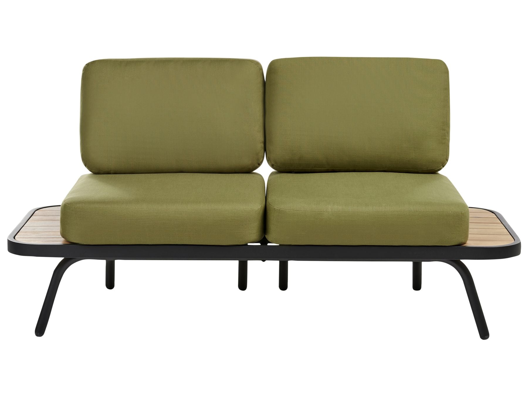 Garden Lounge Set with Table 4 Seater MINOZZO Certified Acacia Wood Olive Green
